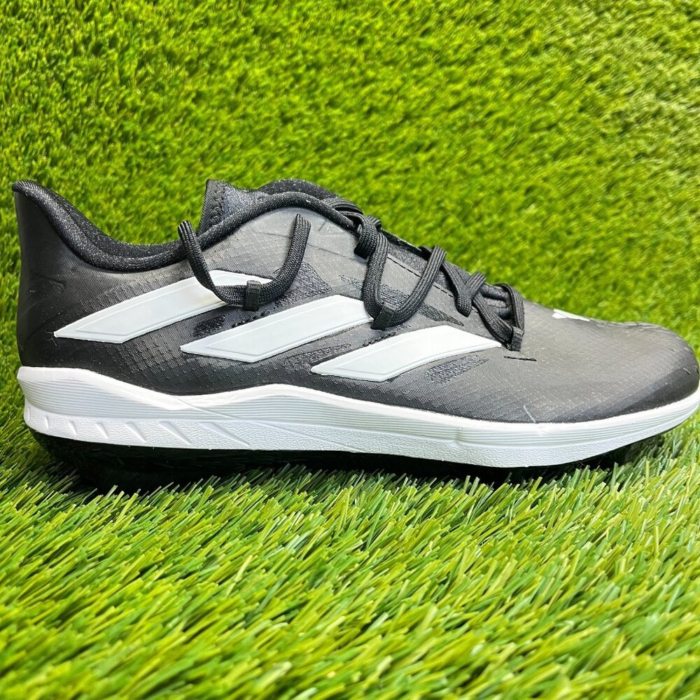 Adidas Adizero Afterburner 8 Mens Size 6.5 Black Running Outdoor Baseball Cleats